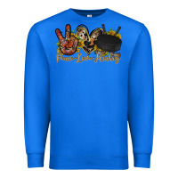 True Royal peace love hockey Premium Sweatshirt - RacoonDesign