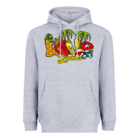 Heather Grey love summer Heavyweight Hoodie - RacoonDesign