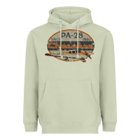 Matcha piper cherokee pa 28 retro vintage design Heavyweight Hoodie - lanVoArt