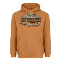 Meerkat piper cherokee pa 28 retro vintage design Heavyweight Hoodie - lanVoArt