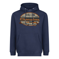 Navy piper cherokee pa 28 retro vintage design Heavyweight Hoodie - lanVoArt
