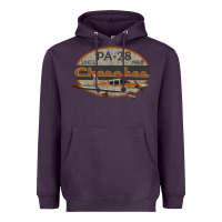 Plum piper cherokee pa 28 retro vintage design Heavyweight Hoodie - lanVoArt