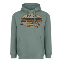 Sage piper cherokee pa 28 retro vintage design Heavyweight Hoodie - lanVoArt