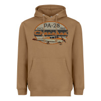 Toasted Coconut piper cherokee pa 28 retro vintage design Heavyweight Hoodie - lanVoArt