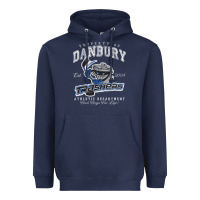 Navy property of danbury trashers Heavyweight Hoodie - lanVoArt