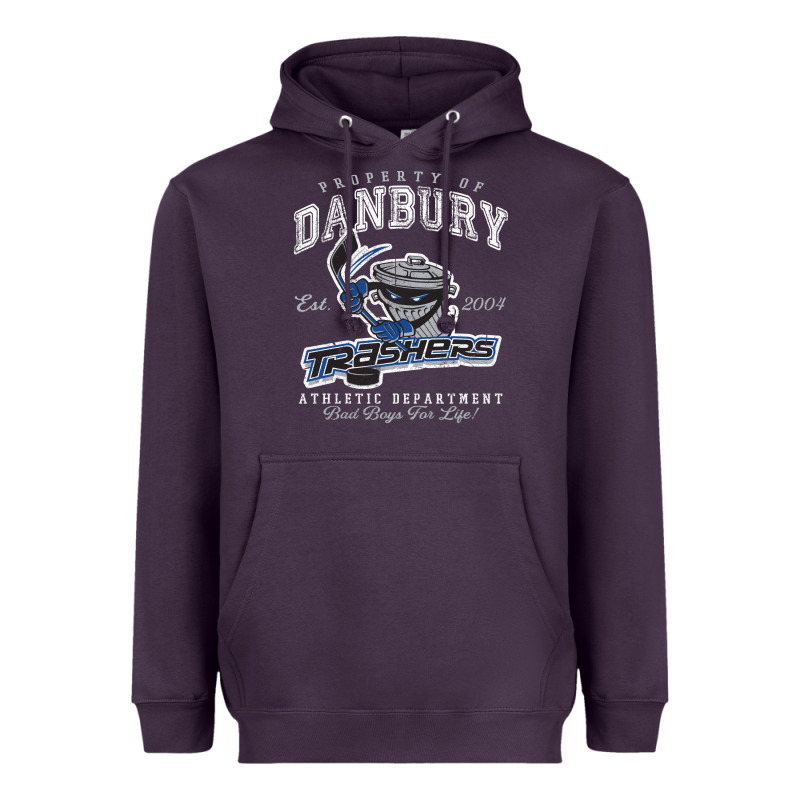 Property Of Danbury Trashers Heavyweight Hoodie by lanVoArt | Teevron