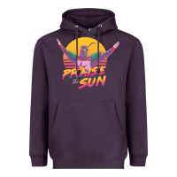 Plum praise the sun Heavyweight Hoodie - lanVoArt