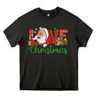 Asphalt Love Christmas With Santa Heavy Core Tee - BundleAndBundleShop
