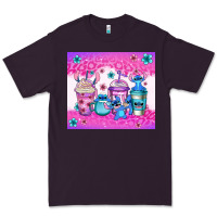 Plum stitch coffee cups Premium Tee - Jasminsmagicworld