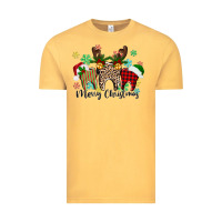 Vintage Mustard Merry Christmas tooth Vintage Tee - texasbilliewilder