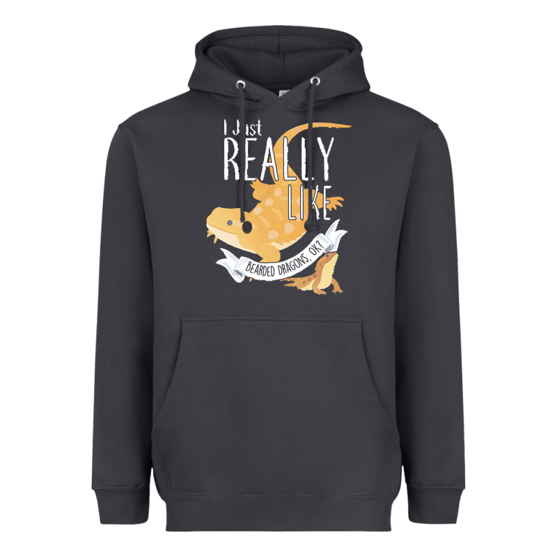 Bearded Dragons I Just Really Like Bearded Dragons Heavyweight Hoodie by lanVoArt | Teevron