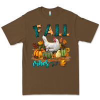 Cacao Fall Vibes Chicken Premium Tee - LillyAllenDesigns