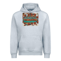 Heather Grey not perfect just forgiven Urban Hoodie - BarkalooDesign