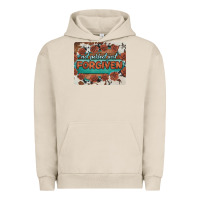 Pigment French Oak not perfect just forgiven Urban Hoodie - BarkalooDesign