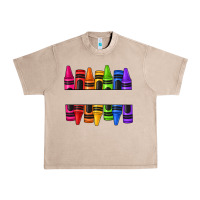 French Oak custom name crayons Urban Heavy Tee - texasbilliewilder