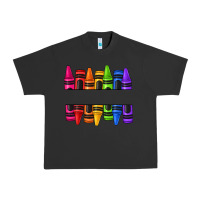 Pigment Black custom name crayons Urban Heavy Tee - texasbilliewilder