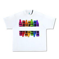 White custom name crayons Urban Heavy Tee - texasbilliewilder