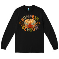 Black pumpkin season Long Sleeve Tee - CowGirlArtShop