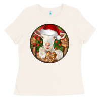 Bone Baby Cashmere Goat Christmas Ladies Tee - LillyAllenDesigns