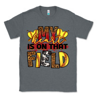 Charcoal Heather softball my heart is on that field Classic Tee - RanaPortraitStore