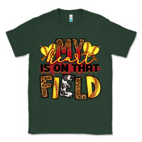 Sports Green softball my heart is on that field Classic Tee - RanaPortraitStore