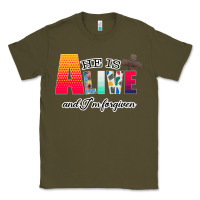 Army Green He is Alive Classic Tee - Bettercallsaul