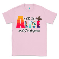 Bubblegum Pink He is Alive Classic Tee - Bettercallsaul
