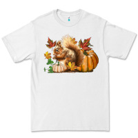 White Fall Squirrel Premium Tee - LillyAllenDesigns