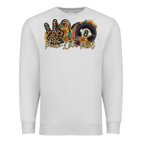 Dove Grey peace love pool Premium Sweatshirt - RacoonDesign