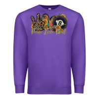 Purple peace love pool Premium Sweatshirt - RacoonDesign