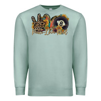Seafoam peace love pool Premium Sweatshirt - RacoonDesign