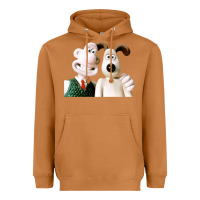 Meerkat the man with his dog taking selfie w.a.l.l.a.c.e Heavyweight Hoodie - lanVoArt