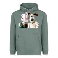 Sage the man with his dog taking selfie w.a.l.l.a.c.e Heavyweight Hoodie - lanVoArt