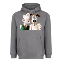 Storm the man with his dog taking selfie w.a.l.l.a.c.e Heavyweight Hoodie - lanVoArt