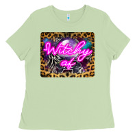Matcha Witchy Af Crystal Ball Ladies Tee - LillyAllenDesigns