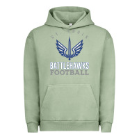 Pigment Oil Green stl battlehawks football! xfl Urban Hoodie - lanVoArt