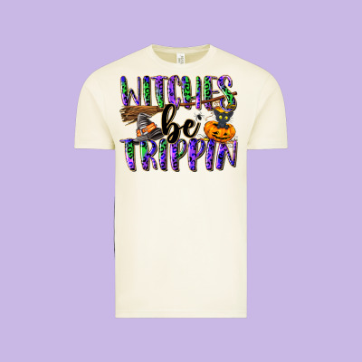 Witches Be Trippin Vintage Tee Designed By Nancycooperartshop