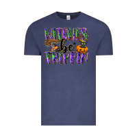 Vintage Denim Witches be trippin Vintage Tee - NancyCooperArtShop