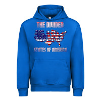 Cobalt the divided states of america political humor usa map t shirt Urban Hoodie - lanVoArt