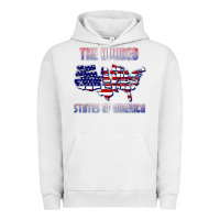 Pigment Lunar Rock the divided states of america political humor usa map t shirt Urban Hoodie - lanVoArt