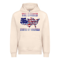 Sandshell the divided states of america political humor usa map t shirt Urban Hoodie - lanVoArt