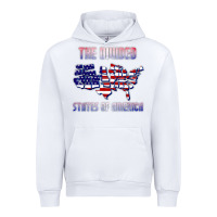 White the divided states of america political humor usa map t shirt Urban Hoodie - lanVoArt