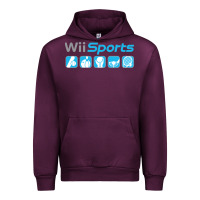 Mauve Wine wii sports essential Urban Hoodie - lanVoArt