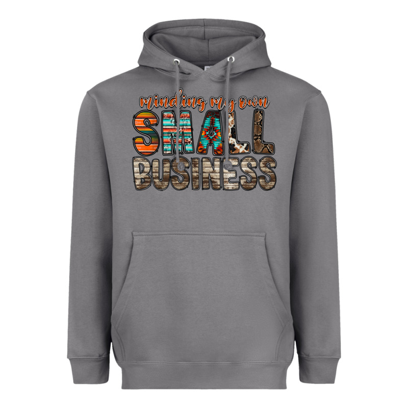 Minding My Own Small Business Heavyweight Hoodie by RacoonDesign | Teevron