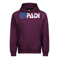 Mauve Wine padi Urban Hoodie - lanVoArt