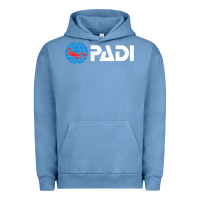 Pigment Pebble Blue padi Urban Hoodie - lanVoArt