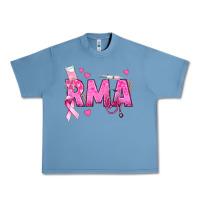 Pebble Blue breast cancer rma registered medical assistant Urban Heavy Tee - texasbilliewilder