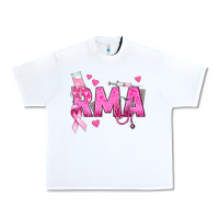 White breast cancer rma registered medical assistant Urban Heavy Tee - texasbilliewilder