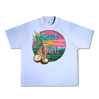 Grape Ice somewhere on a beach Urban Heavy Tee - JahusDesignShop