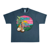 Midnight Navy somewhere on a beach Urban Heavy Tee - JahusDesignShop